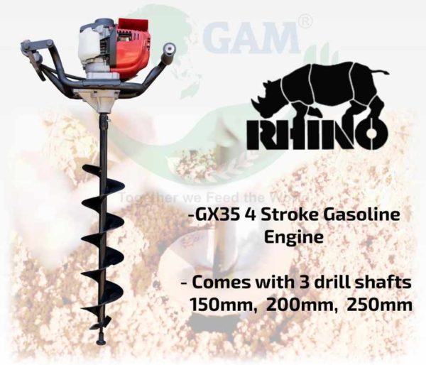 Rhino GX35 Earth Auger 4 Stroke