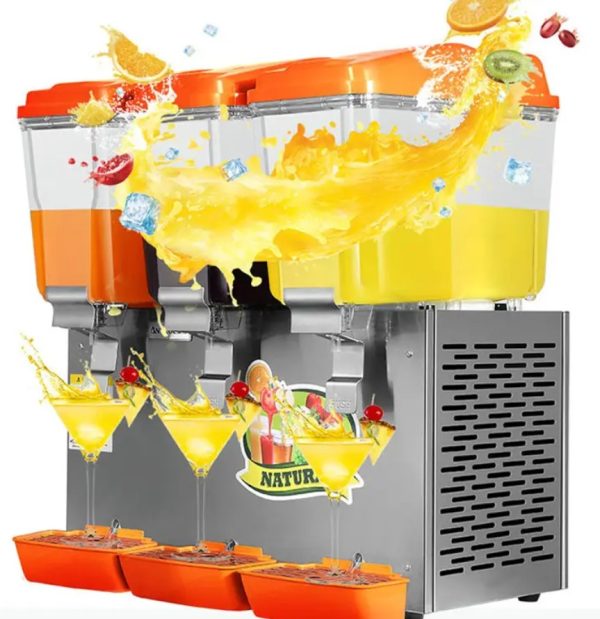 3 Jug Commercial Juice Dispenser 16L x 3