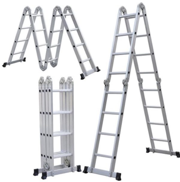 4 by 4 Aluminum Foldable Ladder